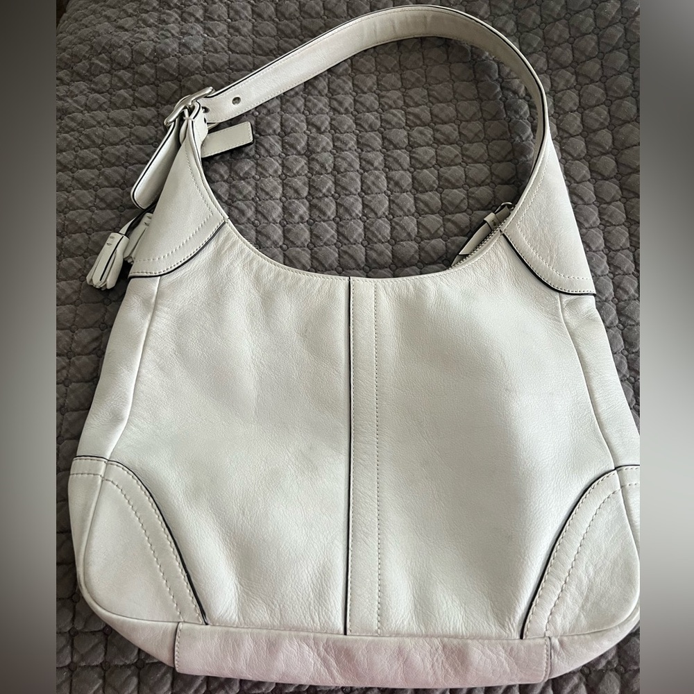Vintage Coach leather shoulder bag